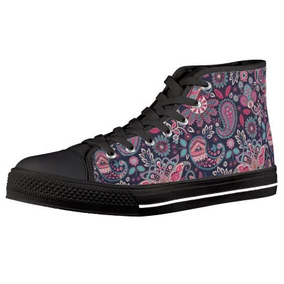 Floral Paisley Canvas Shoes