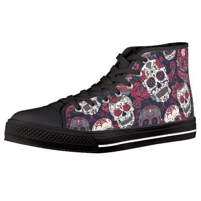 Sugar Skull Canvas Shoes
